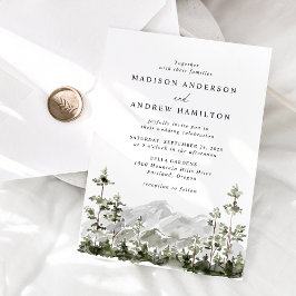 Convite Casamento na Floresta de Sempre-Vivas da Montanha 