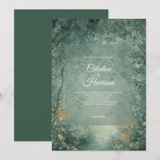 Convite Casamento na Floresta Encantada