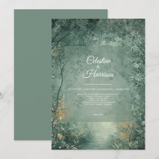 Convite Casamento na Floresta Encantada