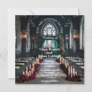 Convite Casamento na Igreja Gótica