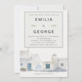 Convite Casamento na Ilha Grega | Acento de Azeitona