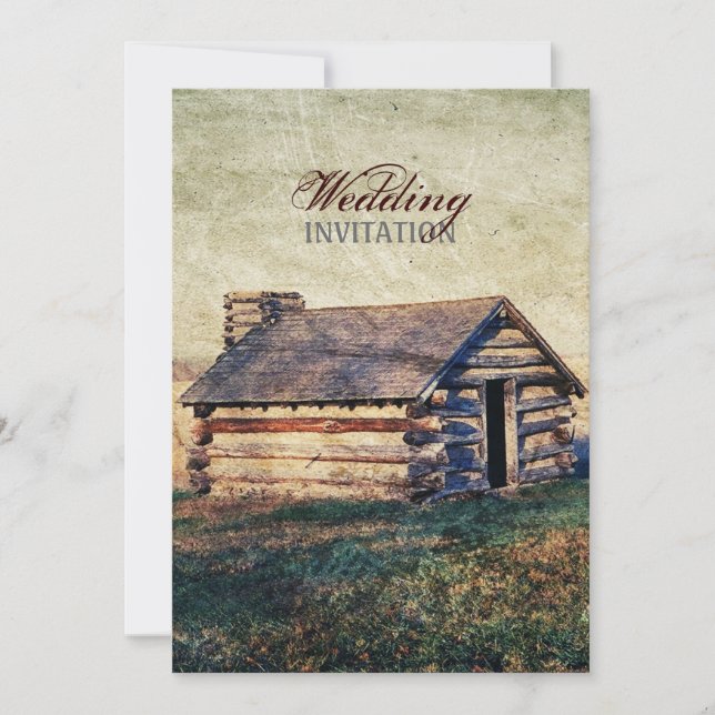 Convite casamento na montanha do oeste (Frente)