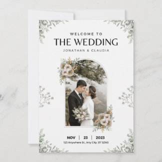 Convite Casamento na natureza