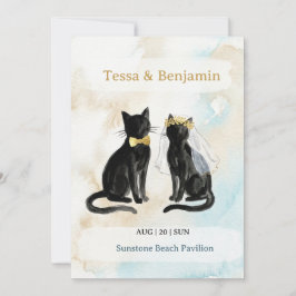 Convite Casamento na Praia Salve a Data – Tessa & Benjamin