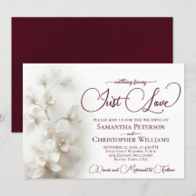 Casamento Nada Chique Apenas Ame Orquídeas Brancas