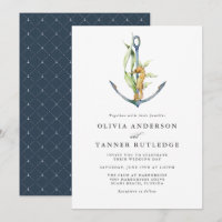 Casamento Náutico de Cavalo-Marinho e Âncora