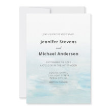 Casamento Náutico Náutico Azul Moderno