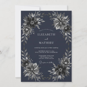 Convite Casamento Naval de Inverno Mal-humorado