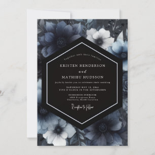 Convite Casamento Naval Floral Caprichoso