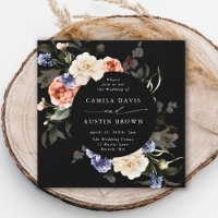 Casamento Negro do Círculo Floral do Jardim