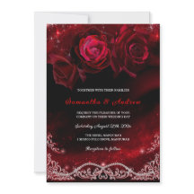 Casamento Negro Vermelho e Branco