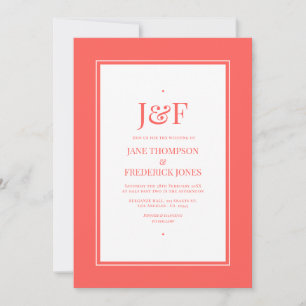 Convite Casamento Neon Flare