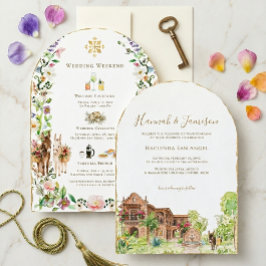 Convite Casamento no Arco da Hacienda San Angel