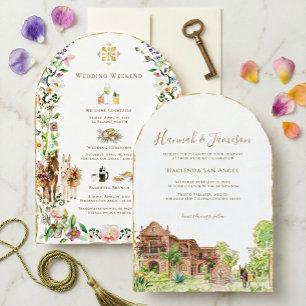 Convite Casamento no Arco da Hacienda San Angel