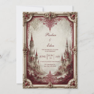 Convite Casamento no Castelo Crimson Spire