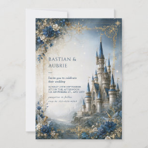 Convite Casamento no Castelo Estrela Safira