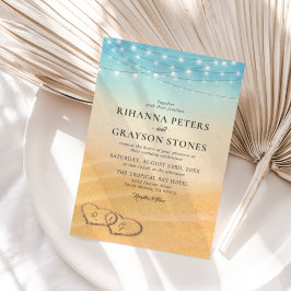 Convite Casamento no Coração da Praia