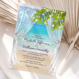Convite Casamento no Destino de Praia
