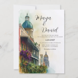 Convite Casamento no Destino Nova Orleans Louisiana