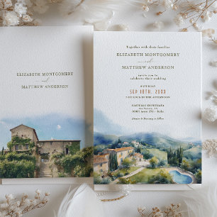 Convite Casamento no Histórico Castello di Petrata Assisi