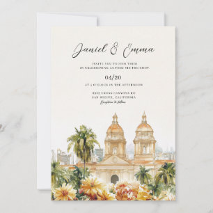 Convite Casamento no horizonte de Cartagena Colômbia