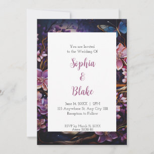Convite Casamento no Jardim ao Luar