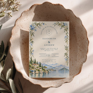 Convite Casamento no Jardim Italiano da Vila à Beira do La