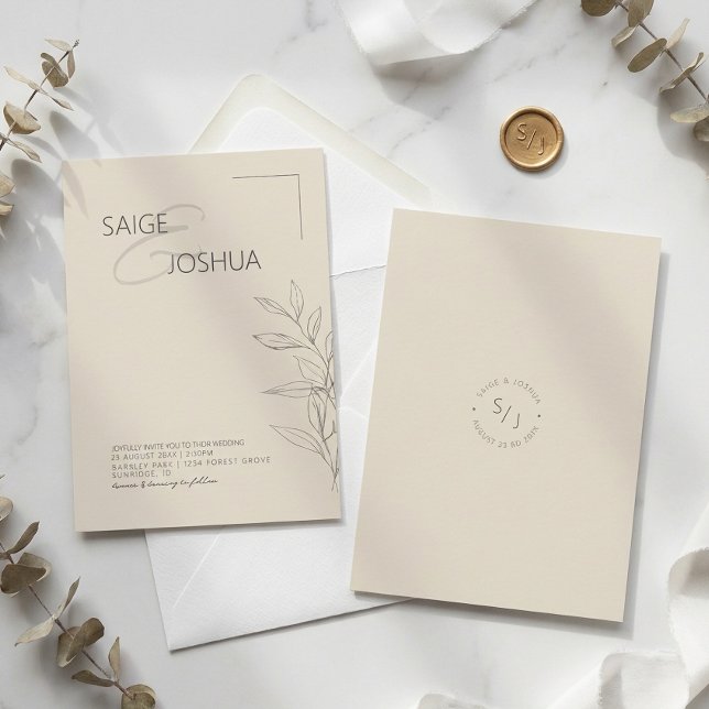 Convite Casamento no Jardim Lavado pelo Sol ID1283 (Criador carregado)