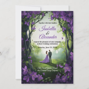 Convite Casamento no Jardim Secreto Encantado e Caprichoso
