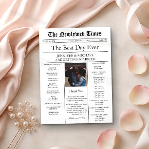 Convite Casamento no Jornal Tradicional