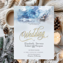 Casamento no Lago Winter Mountain