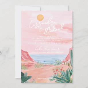 Convite Casamento no México Rosa Destino