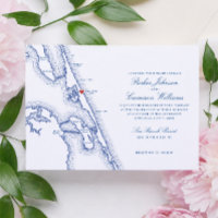 Casamento no Sea Ranch Resort Outer Banks Mapa Azu