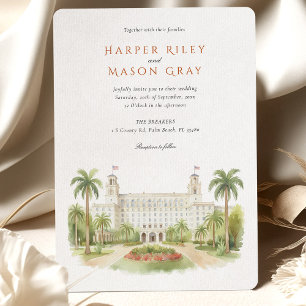 Convite Casamento no THE BREAKERS Palm Beach