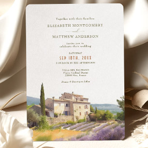 Convite Casamento no Vinhedo Francês da Cote d'Azur