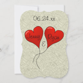 Convite casamento noiva noivo convidados Moderno