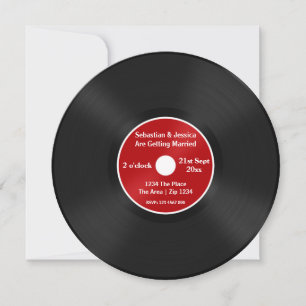 Convite Casamento Novidade do Álbum de Registro Personali
