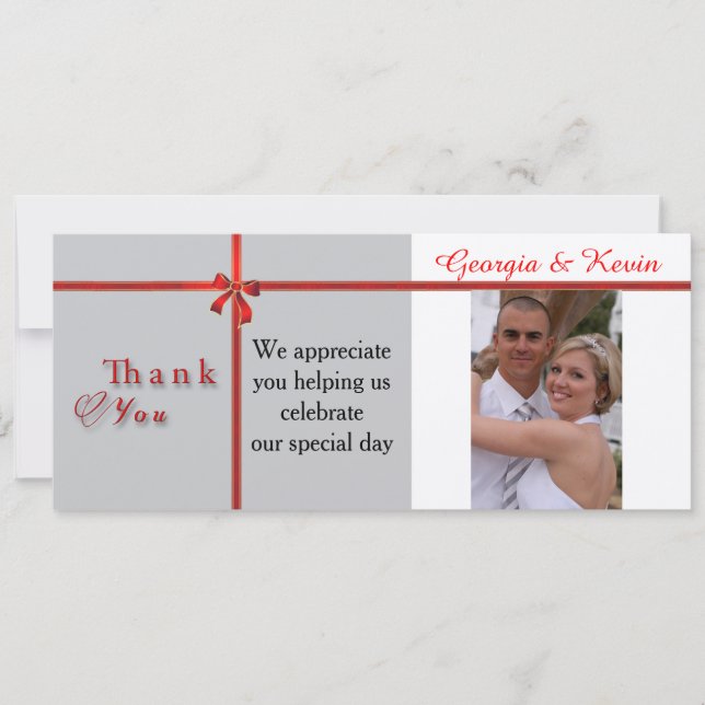 Convite Casamento Obrigado (Frente)
