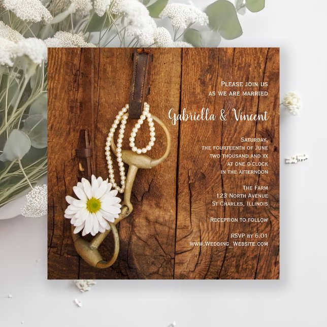 Convite Casamento Ocidental da Margarida Branca e do Bit d (Criador carregado)