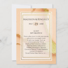 Convite Casamento 💡 Óleo Coral Moderno