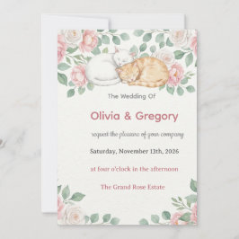 Convite Casamento Olivia & Gregory