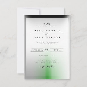 Convite Casamento Orgulho Demiromântico Elegante