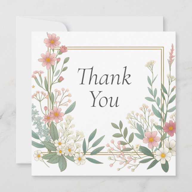 Convite Casamento ou Chá (Frente)