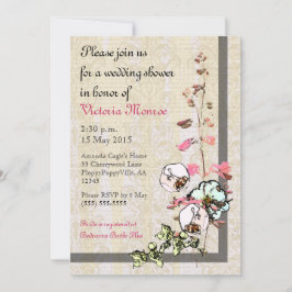 Convite Casamento ou Chá do Jardim de Chá Japonês -