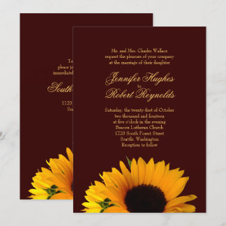 Convite Casamento outono