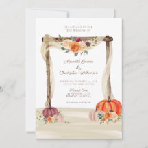 Casamento outono Boho Pumpkins