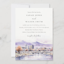 Casamento Paisagem Aquarela em Boise, Idaho