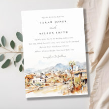 Casamento Paisagem Aquarela em Tucson, Arizona