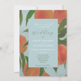 Convite Casamento Pale Blue & Peaches