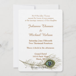 Convite Casamento Paquock Feather